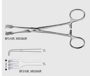 Fórceps quirúrgicos manuales esenciales LAHEY Base de instrumentos quirúrgicos de alta calidad - Product Image 5