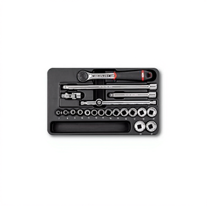 Usag 20-Piece <b>Ratchet</b> Set with Polygonal <b>Sockets</b> and Inserts for <b>Socket</b> Product Use - Product Image 2