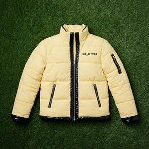 Men Padded Winter <b>Jacket</b> <b>Quilted</b> <b>Pattern</b> High Collar Warm Zip Up Outdoor <b>Jacket</b> OEM ODM Wholesale - Product Image 4