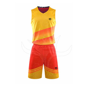 ชุดบาสเก็ตบอลสำหรับผู้ชาย,ชุดกีฬาบาสเกตบอลแห้งเร็วเสื้อบาสเก็ตบอลชุดสองข้างสวมใส่ได้ - Product Image 1