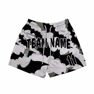 Factory-Made Custom Design Breathable <b>Men's</b> Digital 100% Cotton High Waist Drawstring Closure <b>Shorts</b> Solid Pattern Eco-Friendly - Product Image 5