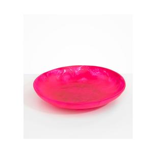 Bol à fruits de luxe en résine fabriqué à la main avec finition brillante lisse design artistique moderne parfait pour la décoration ou la salle à manger - Product Image 1