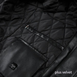 Nouvelle mode en peau de mouton haut en cuir véritable a demandé boutons veste mince séchage rapide pakistan coupe-vent hommes vestes en cuir vente - Product Image 5