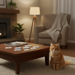 Camiseta de manga larga con estampado de gatos para amantes de la colección de posavasos My Human Loves - Camisetas promocionales - Product Image 3