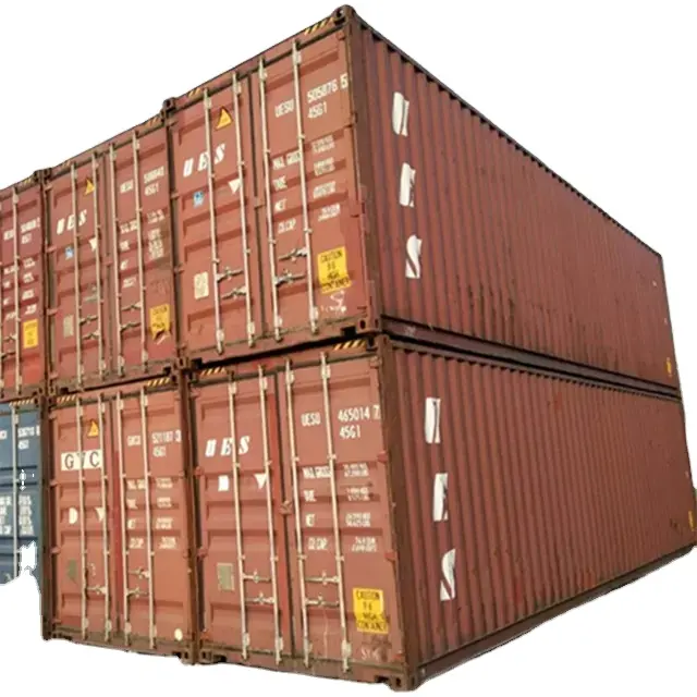 Bester Preis gebrauchter Versandcontainer 20 Fuß 40 Fuß hoher Würfel 40 Fuß trockener ISO-Versandcontainer Preis zu verkaufen und zu mieten