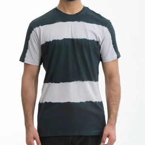 เสื้อยืดผู้ชายผ้าฝ้ายเนื้อหนาสำหรับออกกำลังกาย สตรีทแวร์ ทรงหลวม สไตล์ลำลอง รับสกรีนโลโก้จากโรงงาน - Product Image 1