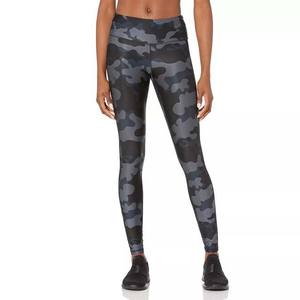 Leggings de Cintura Media para Mujer, Tela de Algodón y Elastano, Impresión por Sublimación Personalizada, Diseño de Camuflaje, Transpirables, de Secado Rápido - Product Image 1