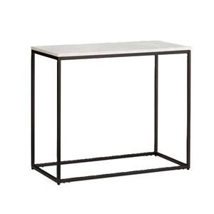 Top de mármol de la mejor calidad, nuevo diseño, muebles de comedor, mesa auxiliar en forma de rectángulo, decoración de habitación de Color blanco y negro - Product Image 1