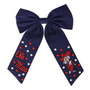 โบว์ติดผมคริสต์มาสสีแดงงานฝีมือประณีต ประดับลูกปัดนัทแครกเกอร์ ปักลายวันหยุด ประดับคริสตัล ปักลายแบบส่วนตัว - Product Image 5