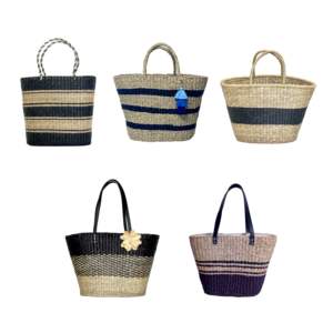 Certified Supplier Woven Seagrass Hyacinth Handbag <b>Beach</b> Boho <b>Tote</b> <b>Bag</b> Summer Style Lightweight Handmade Fashion <b>Bag</b> <b>for</b> Women - Product Image 1