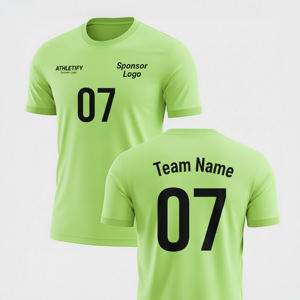 Camisetas de fútbol de diseño personalizado hechas para equipos que buscan comodidad, transpirabilidad y rendimiento elegante - Product Image 1