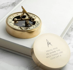 Boussole de Noël de qualité supérieure pour les garçons d'honneur, cadeaux d'anniversaire pour mari et couples - Product Image 1