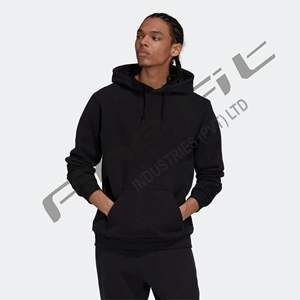 เสื้อฮู้ดผู้ชายสไตล์เรียบง่ายเสื้อสวมหัวผ้าฝ้ายผสมเสื้อกันหนาวลำลองทรงหลวมสวมใส่สบายสำหรับฤดูหนาว - Product Image 4