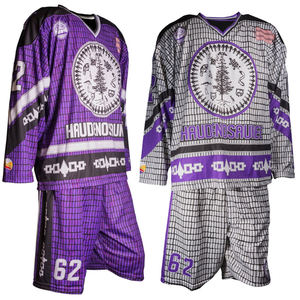 Pakistán hizo sublimación personalizada Lacrosse uniforme al por mayor malla Pinnies Unisex Lacrosse Reversible Jerseys - Product Image 4