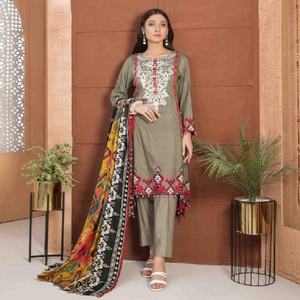 Ropa Étnica de Alta Calidad Bordada en Algodón y Seda, Lavable, para Todas las Temporadas, Colores Personalizados, para Mujer, Estilo Pakistaní, Indio, Bollywood, Salwar - Product Image 5