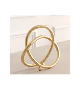 Sculptures de conception de bateau en métal massif avec finition or de luxe Décoration de bureau de table de bureau à domicile Sculptures de style artistique Décor - Product Image 4