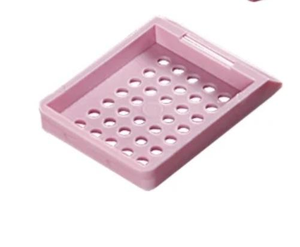 다른 색상 폼 라운드 홀 조직 로그 카세트 플라스틱 임베딩 카세트 - Product Image 2