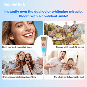 Pasta Dental Blanqueadora Probiótica ODM Sin Flúor con Nicotinamida, Limpieza Profunda y Portátil para la Higiene Bucal Diaria - Product Image 5