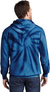 100% Sudaderas con capucha de algodón Tie Dye logotipo personalizado Venta al por mayor Fleece Tie Dye Sudadera con capucha para hombres Algodón Tie Dye Sudadera con capucha para hombres - Product Image 4