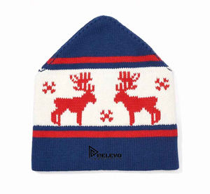 Casquette à revers personnalisée avec logo brodé en 3D, bicolore, 100% acrylique, haute qualité, maintient au chaud, prix bas, vente en gros - Product Image 5