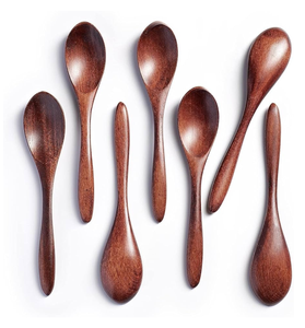 ช้อนซุปไม้ที่เป็นเอกลักษณ์5ชิ้นสำหรับเครื่องครัวและร้านอาหารใช้ในราคาที่ดีที่สุดสีไม้ธรรมชาติและบรรจุภัณฑ์ตัวอย่างฟรี - Product Image 6