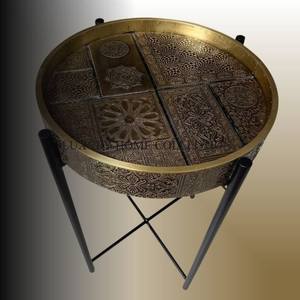 Mesa de Centro Marroquí de Hierro con Diseño Maravilloso, Atractiva, Nueva Llegada, Tamaño Grande, Moderna, en Oferta - Product Image 4