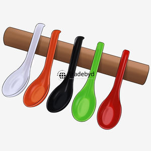 Tradebyd Cuillère en résine durable pour un usage quotidien Cuillères élégantes pour la salle à manger et le service - Product Image 2