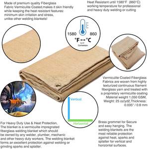 Высококачественное сварочное одеяло из стекловолокна - Product Image 2