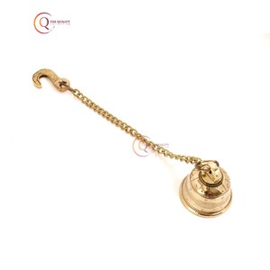 Trendy Handcrafted Golden Rounded Bell For Christmas Decorative Home & <b>Garden</b> <b>Hanging</b> Bell Christmas Bell <b>Ornament</b> At Low Prices - Product Image 3