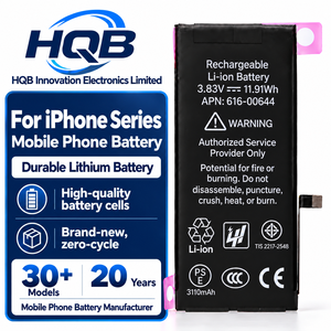 Batería de Repuesto OEM Nueva de 0 Ciclos con Diagnóstico IOS26 para iPhone 12 13 14 15 16 17 18 Pro Max, Venta al por Mayor, Piezas de Reparación con Logotipo Personalizado - Product Image 1