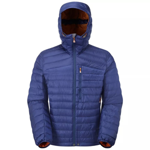 Chaqueta acolchada de lona con capucha de invierno para hombre 100% relleno de fibra de poliéster impermeable a prueba de viento transpirable frente de alta calidad grueso - Product Image 2