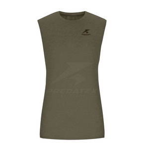 Camisas sin mangas cómodas de MATERIAL PERSONALIZADO, ropa ajustada, camisas sin mangas - Product Image 2