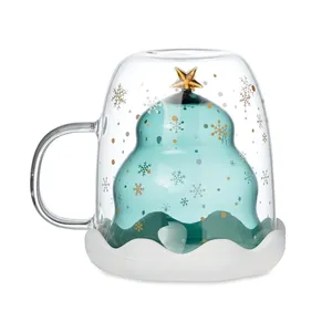Tazza in Vetro Borosilicato VERDE Personalizzata, Articoli Promozionali per Bevande - Product Image 4