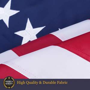 "13-Star American <b>Flag</b> 3x5 ft Embroidered Betsy Ross Design for 250th Anniversary Heavy Duty Outdoor Fiberglass Flagpole" - Product Image 3