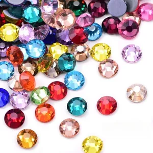 SS10 3mm תיקונים Rhinestones בתפזורת זהב קריסטל חם לתקן Rhinestones עבור בגדי אמנות DIY קישוט