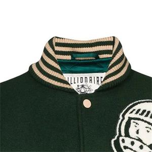 Veste universitaire d'hiver Letterman de baseball à manches personnalisées pour le collège, broderie de haute qualité Oem, vente en gros - Product Image 2