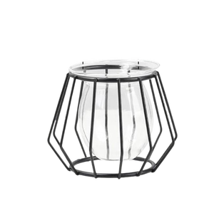 Vase à fleurs hydroponique de conception simple terrarium avec support en métal prix de gros Vase en fer de luxe décor de mariage végétal - Product Image 2