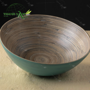 Cuenco personalizado OEM para servir sopa plato de bambú natural recién llegado utensilios de cocina ligeros para Fideos caldo estofado servir - Product Image 5