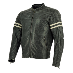 Blouson de course en cuir sur mesure pour motard - Product Image 1