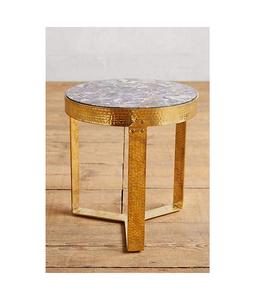 2025 Table basse en métal de qualité supérieure support martelé conception personnalisée mauvaise chambre Table d'appoint décorative faite à la main en vrac - Product Image 1