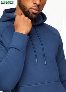 Ensemble de jogging pour homme en molleton personnalisé, 70% coton, 30% polyester, coupe régulière, 220g, respirant, sweat-shirt et pantalon de jogging pour l'entraînement hivernal - Product Image 5