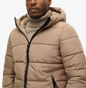 New Fashion Custom Winter Puffer Jacket for <b>Men</b> Stand Collar Casual Outwear High Quality Coats Padded <b>Men</b> Jacket - Product Image 2