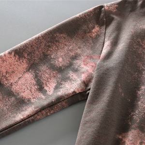 Diseño de logotipo personalizado sudadera lisa en blanco para mujer suéter de gran tamaño Tie Dip Dye mujeres sudaderas con capucha - Product Image 6