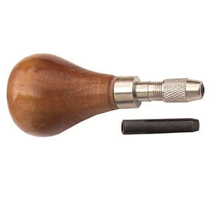 Mandrin de perceuse à main en bois avec poignée en bois, pivotant, à broche, pour outils de sculpture sur bois, prix d'usine - Product Image 5