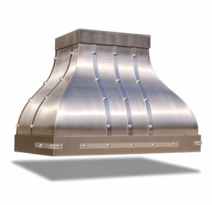 Campana Extractora Arquitectónica de Acero Inoxidable 304, Personalizada, de Montaje en Pared, de Calibre Grueso, con Superficie Cepillada, Lista para Insertar - Product Image 2