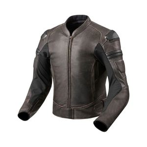 2025 vente chaude veste d'hiver personnalisée en cuir véritable veste de moto coupe-vent course motard grande taille vêtements d'extérieur - Product Image 6