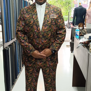 Styloscollection sur mesure 100% costumes d'affaires pour hommes en laine MTM 186 # plissé simple boutonnage pour les occasions de bureau Sukhumvit - Product Image 4