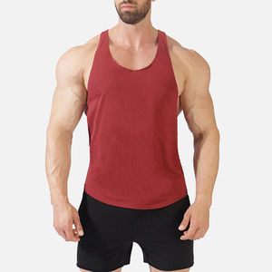 Camisetas sin Mangas para Hombre, de Secado Rápido, de Algodón Acanalado, con Logotipo Personalizado con Impresión Digital, Chaleco Deportivo para Gimnasio, Camiseta sin Mangas - Product Image 2