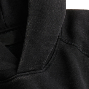 Pull-over à capuche surdimensionné personnalisé à manches longues, délavé à l'acide, vêtements d'hiver respirants et durables avec impression numérique - Product Image 3