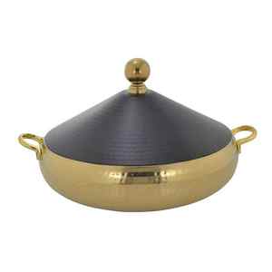 Design de qualité supérieure en acier inoxydable élégant et durable La casserole ronde en métal parfaite pour chaque repas et occasion - Product Image 3